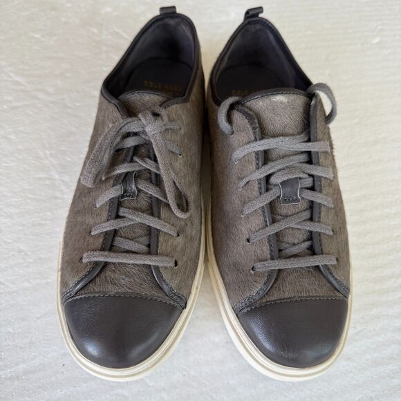 Size 6B - Cole Haan Grand OS Lace Up Sneakers Suede D4296 - Picture 2 of 9